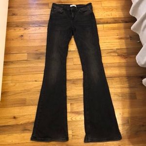 Zara stretch flare jean!